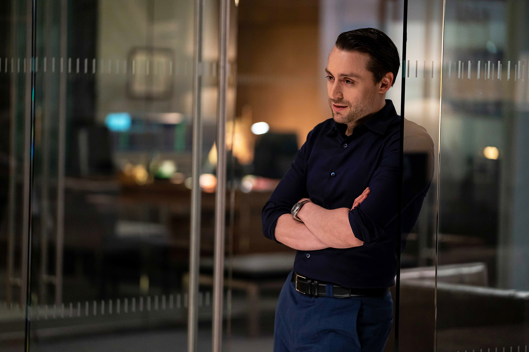 Ο Kieran Culkin ως Roman Roy στο Succession.