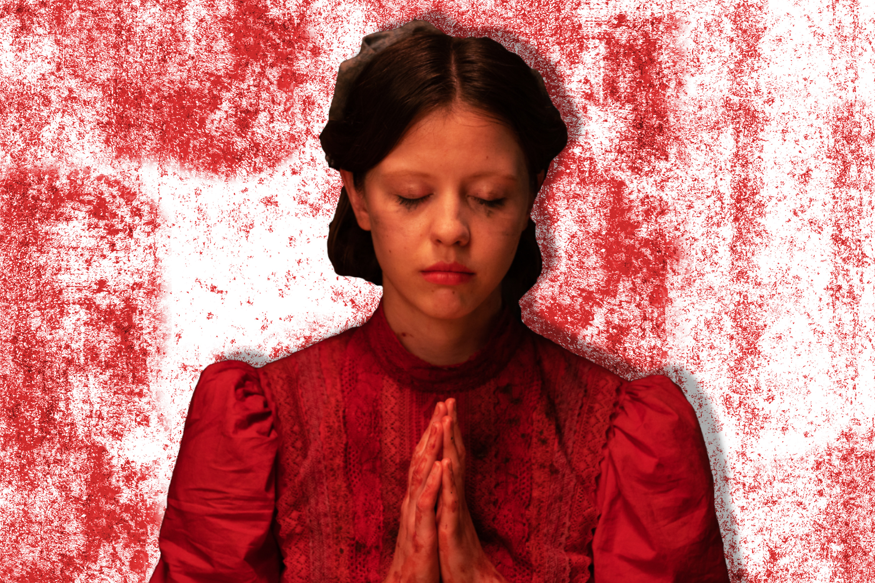 Η Mia Goth από την ταινία τρόμου της A24, «Pearl».