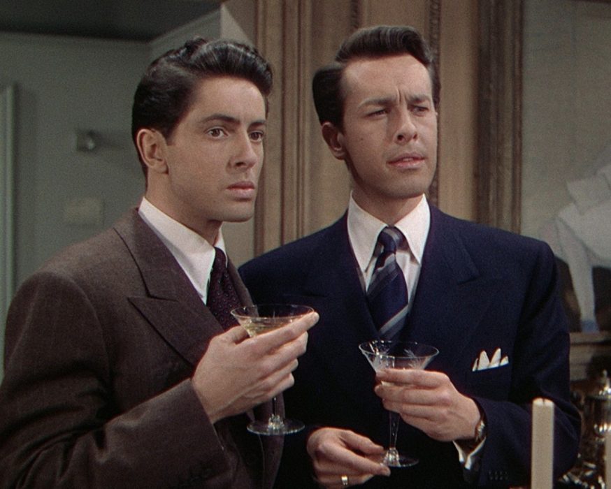 Ο Farley Granger(αριστερά) και ο John Dall (δεξιά) στην ταινία «Rope» του Alfred Hitchcock.