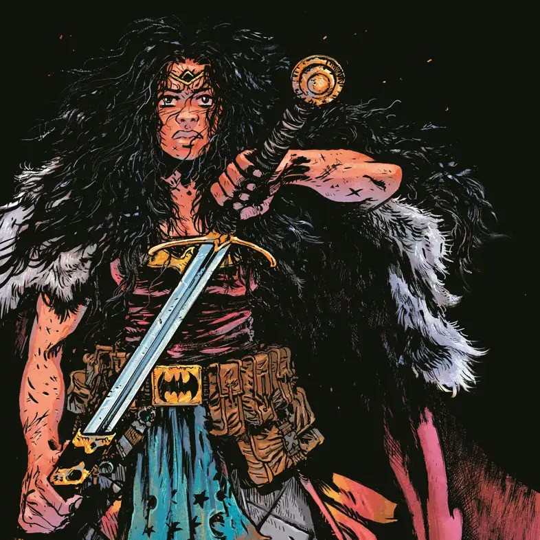 Εξώφυλλο του κόμικ «Wonder Woman: Dead Earth» σε σενάριο και σχέδιο του Daniel Warren Johnson.