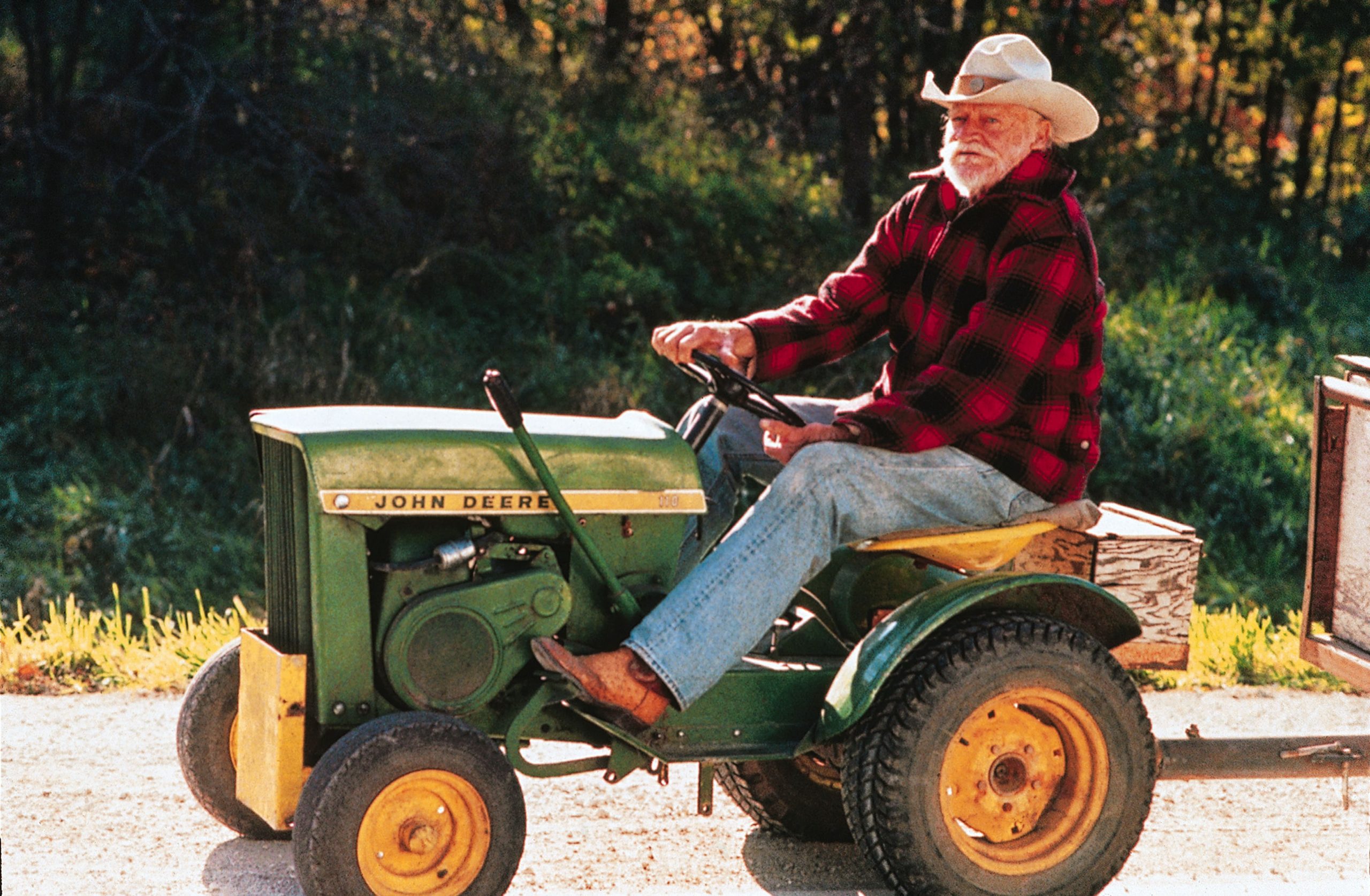 Στιγμιότυπο από την ταινία «The Straight Story» σε σκηνοθεσία David Lynch.