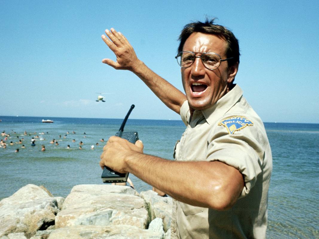 Ο Roy Scheider στην ταινία «Jaws».