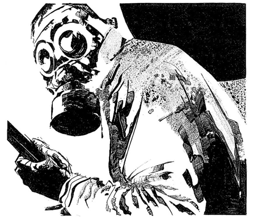 Δείγμα από το κόμικ «El Eternauta 1969».